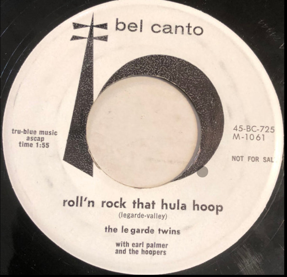 LP - Singleplade The Le garde twins - Roll'n rock that hula hop